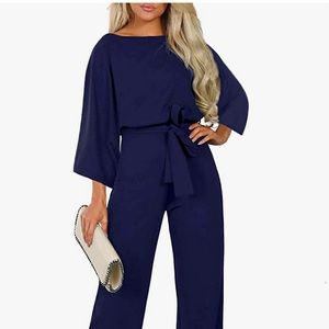 Navy Blue Jumpsuit